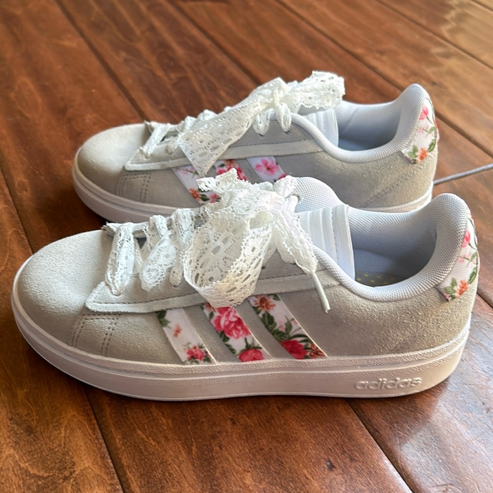 Custom Love Shack Fancy inspired Adidas